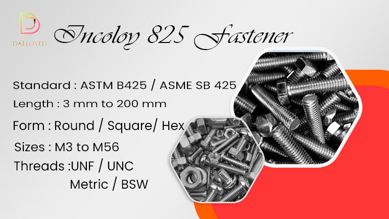 Incoloy 825 Fastener