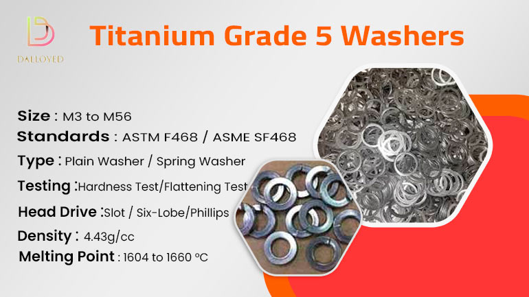 Titanium Grade 5 Washers